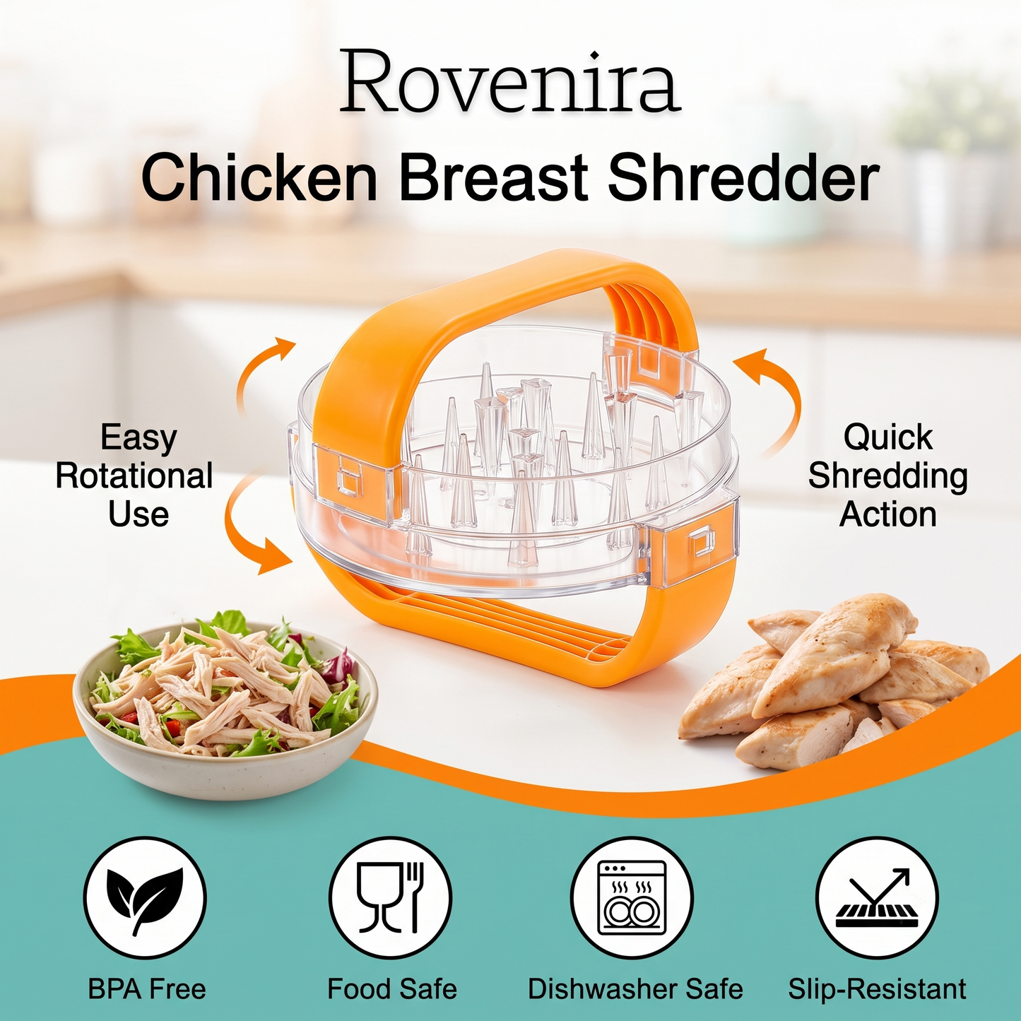 Rovenira® Chicken Breast Shredder