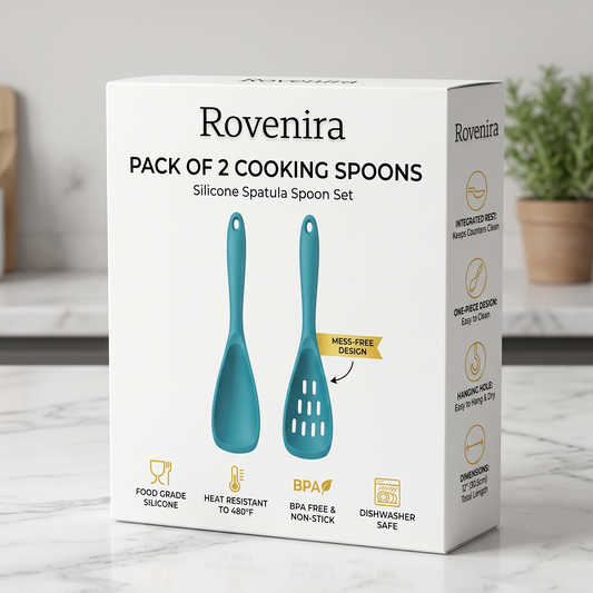 Rovenira® Pack of 2 Cooking Spoons